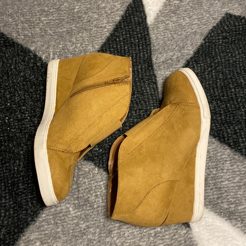 Wedge booties